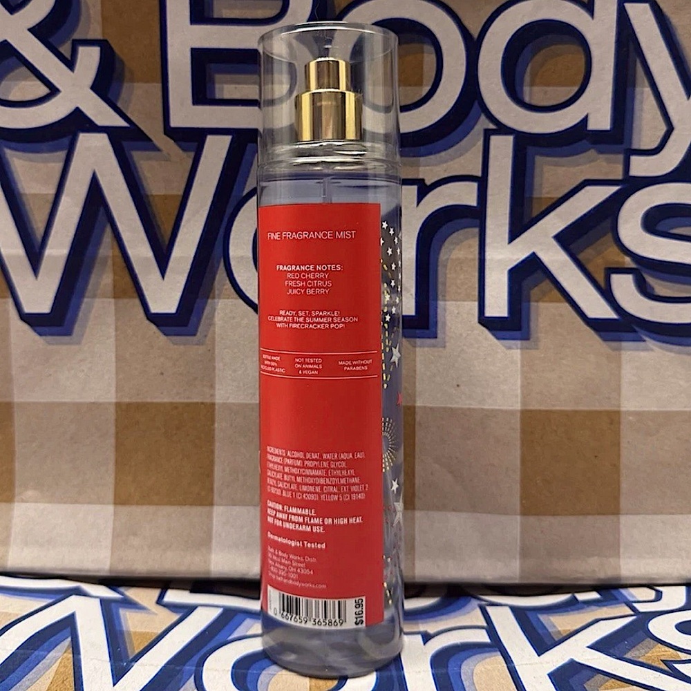 NEW B&BW Firecracker Pop Body Care Full Size 8 Oz Fragrance - Picture 2 of 3